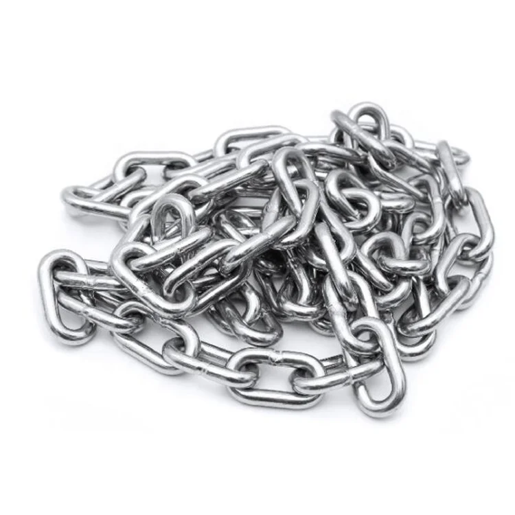 SS304 SS316 Short Link Chain High Quality Stainless Steel Long Link Chain