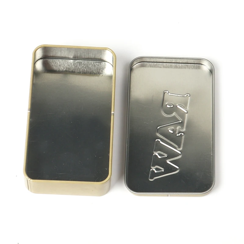 
stock new style 115*65mm spot small tobacco box iron metal storage box metal raw box 