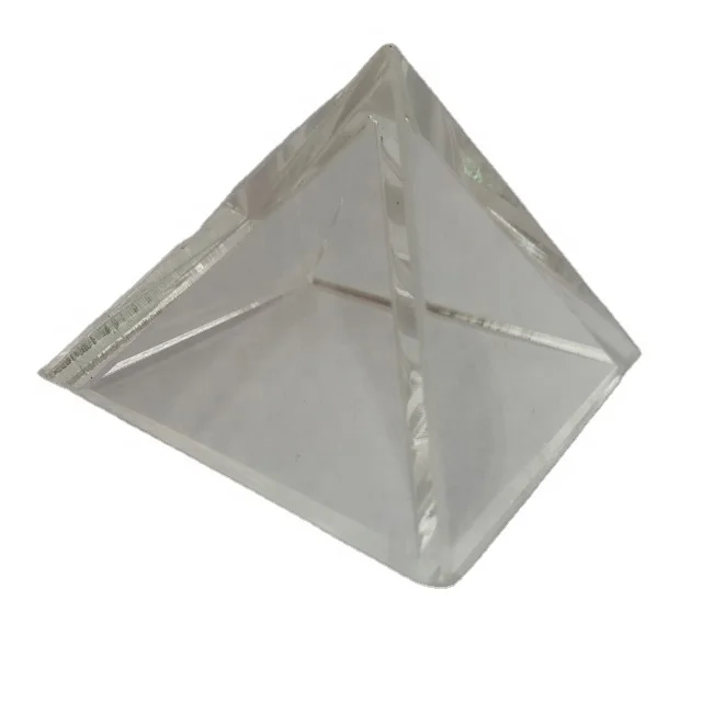 Lucite Pyramid Acrylic Display Case for Mould and Jewelry Display