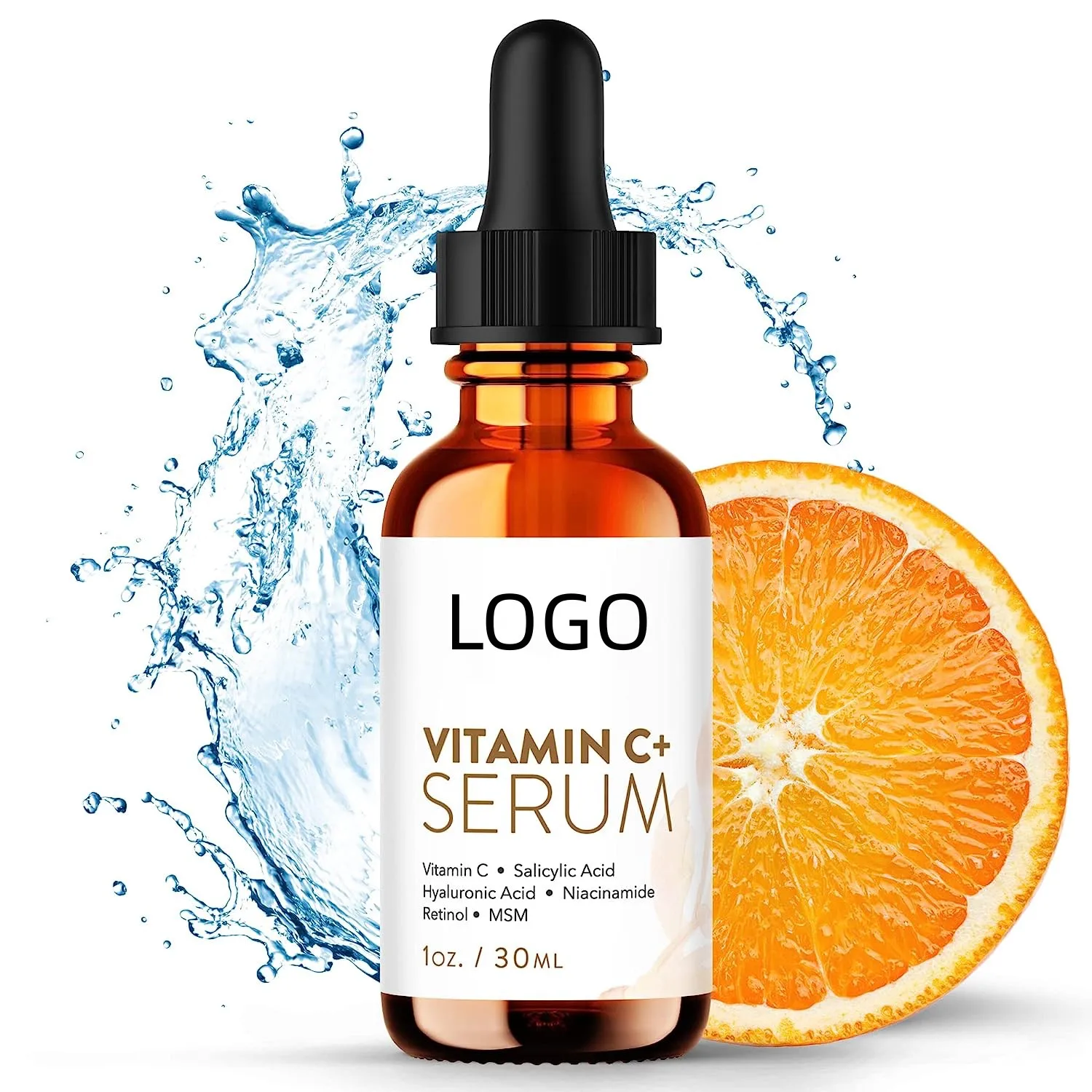 Private Label Niacinamide Whitening Brightening Vitamin C Face Skin Care Serum