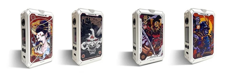 2021 vapelustion Hannya II 230 Вт Box Mod создано Двойной 18650 батареи