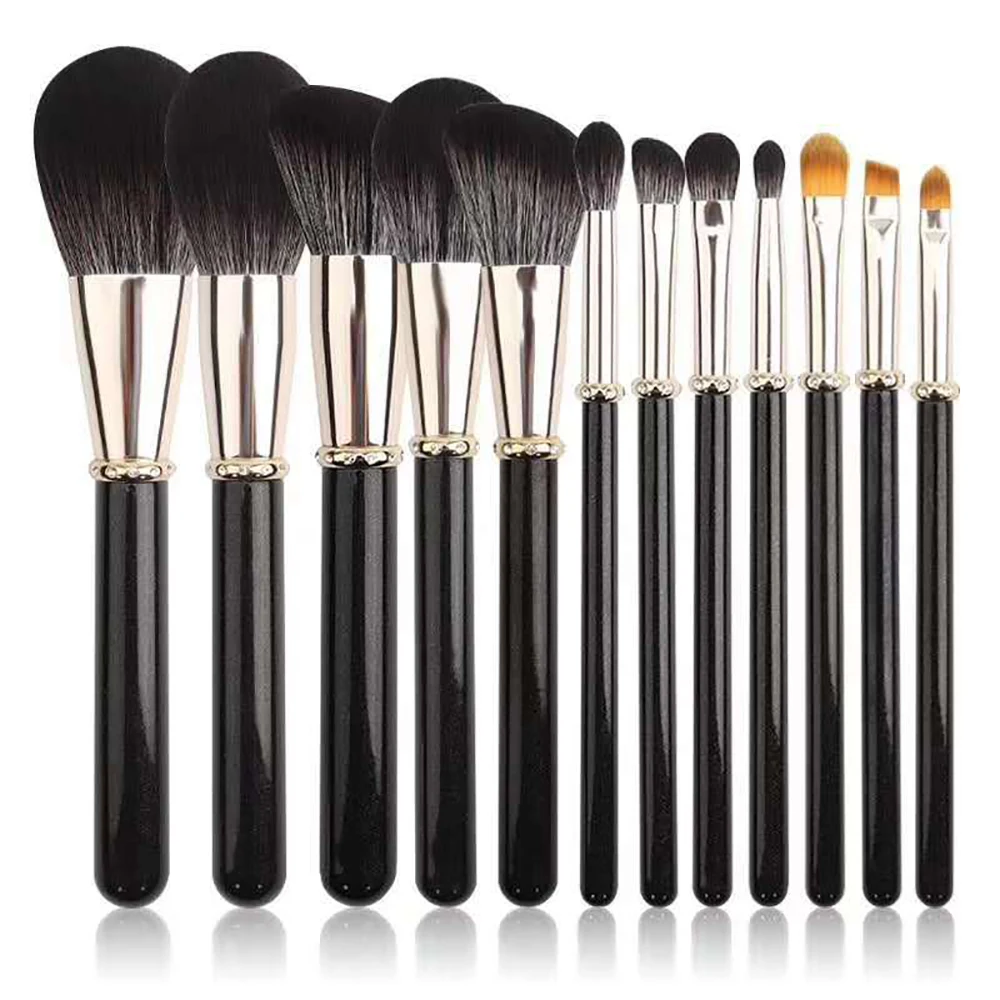 Makeup Brush Set 12 Pcs Premium Synthetic Foundation Concealer Powder Eye shadows Blush Makeup Brushes Cosmetic Brushes