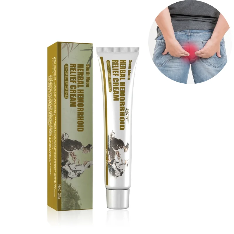 WholeSales Unisex Mixed Internal & External Herbal Hemorrhoids Cream Anti-Itch Pain Relief Antibacterial Hemorrhoids