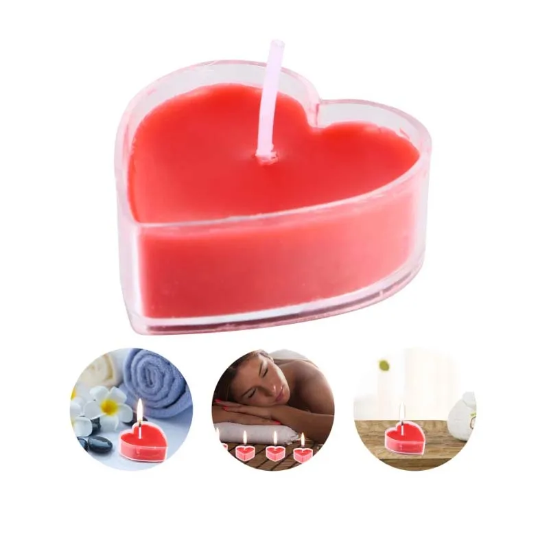 9 Pcs High Quality Heart Shaped Candle Romantic Love Candles Household Scented Christmas Decor Tealight Candles