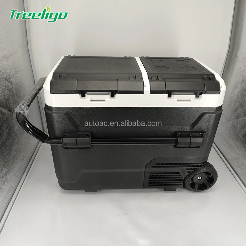 50L Compressor Car Fridge Portable Deep Freezer For Camping Yacht Travel Oem Shell Power Car refrigerator