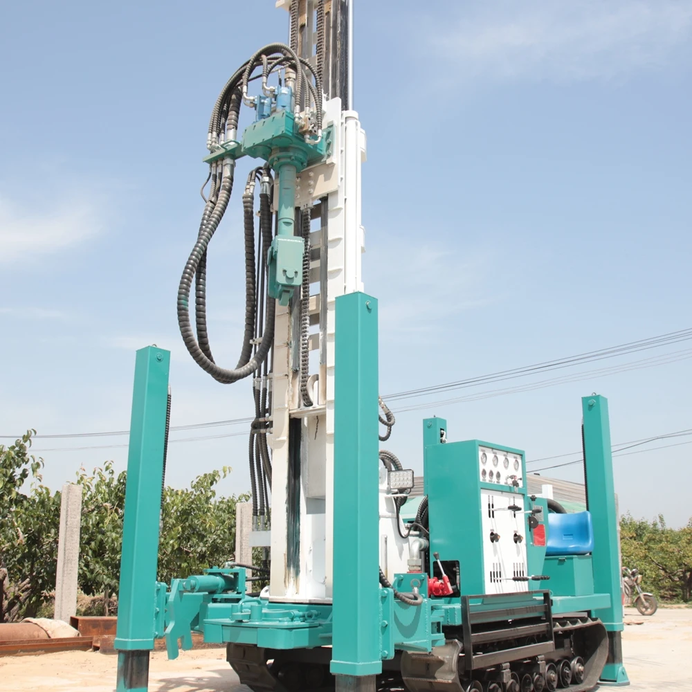 100M 200M 300 Meters Depth Rock Drilling Machine Air Dth Portable Water Drills Bore Hole Well Drilling Rig