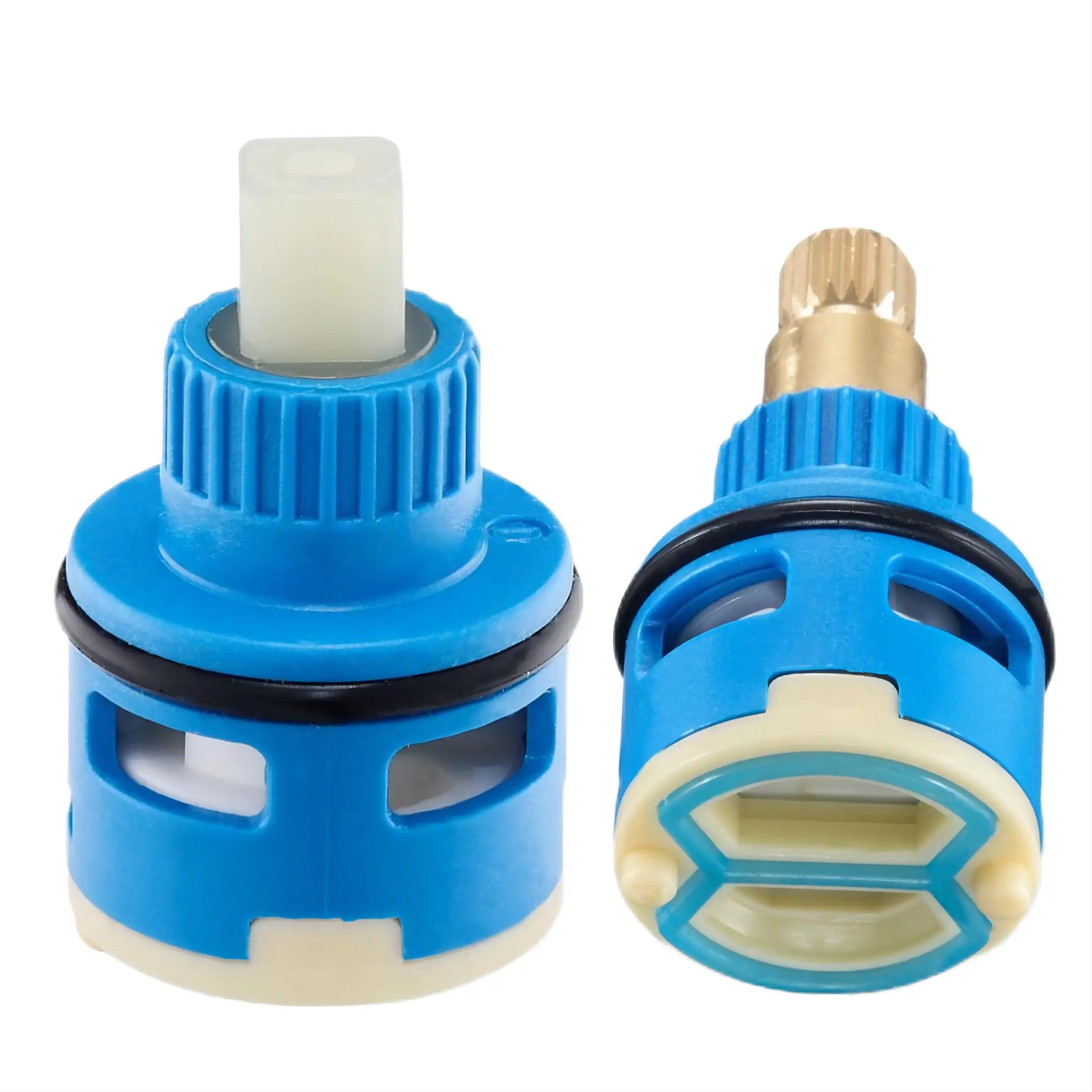 J2203 Hot Selling Faucet cartridges Ceramic spool,22mm 2-Way Diverter(Turning Angle 360)for Kitchen Tap, Basins Faucet, etc.