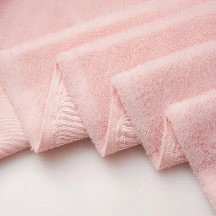 Wholesale China Flannel Fabric With Synthetic Crystal Velvet Fabric for Carpet