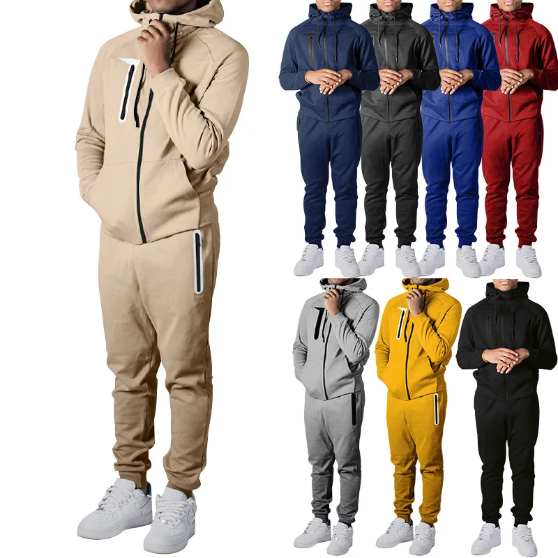 Custom Training Sweatsuits Blank Two Piece Sportswear Tracksuit Clothes Nikeeliedly Sports Gay Men Jogger Track Suits Outfit Set