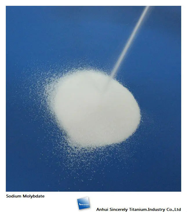 Mo 39.3% Industrial Grade Alkaloid Sodium Molybdate Fertilizer