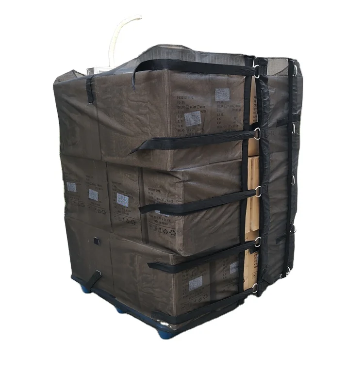 Customized mesh oxford reusable pallet cover easy to operate