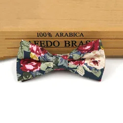 Classic Baby Kid Bow Ties Boy Children Pre Tie Tuxedo Bowties Floral Necktie Cotton Butterfly