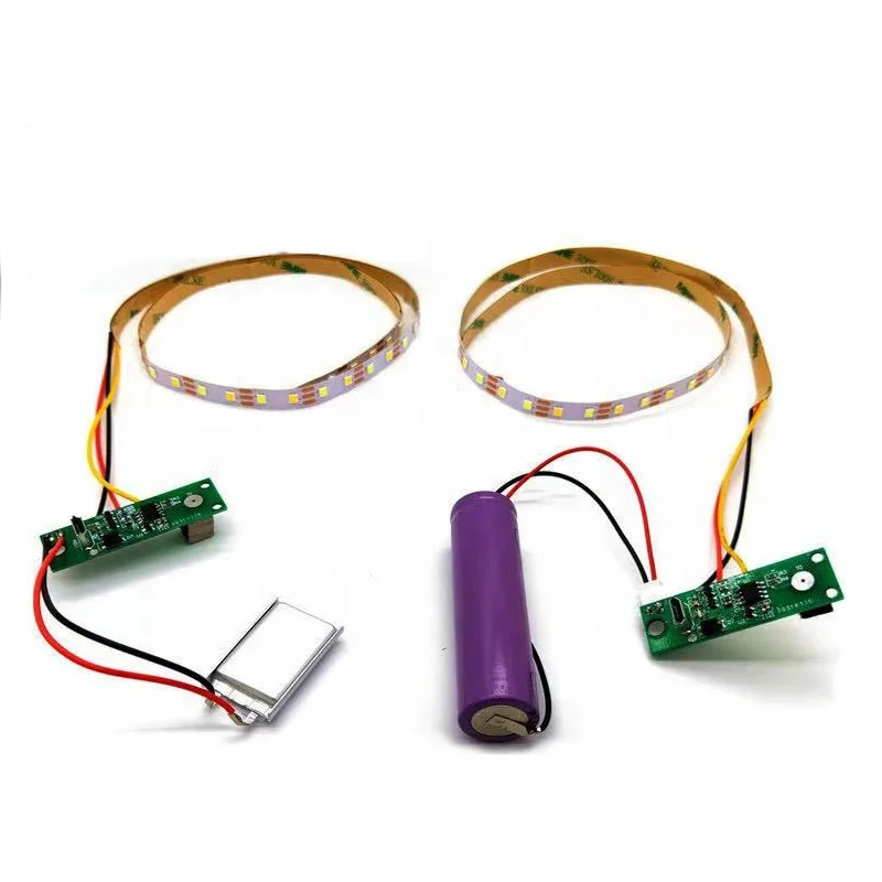 Factory Design 3000K 4000K 6000K LED Light Touch Dimming Switch PCB Board for Battery Makeup LED Mirror