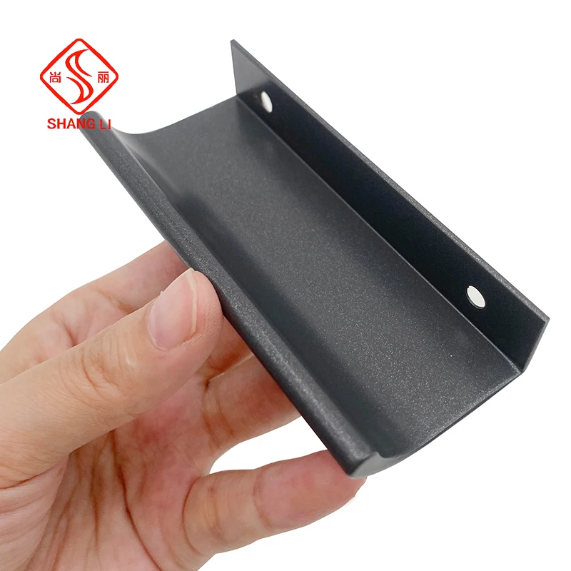 Furniture Hardware Modern Aluminum Kitchen Cabinet Handles Kitchen Furniture Aluminum  Metal Alloy Pull