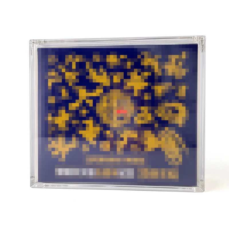 Yageli custom first edition shining evolutions magic the gathering packs carte cards Clear Acrylic pokemoned box case