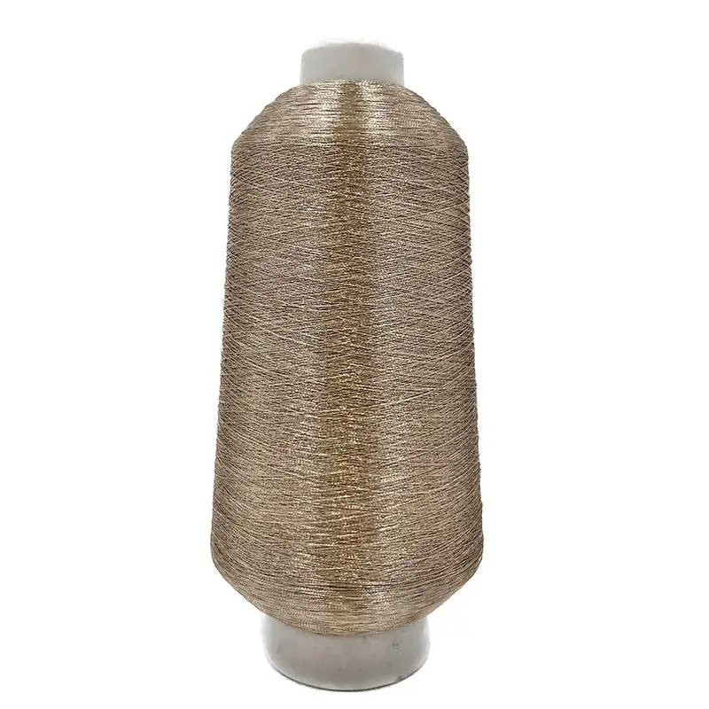 Factory Supply Copper 150D Polyester viscose ST/MS type embroidery thread metallic  yarn