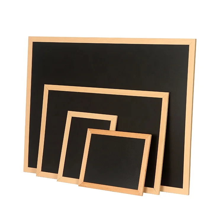 Wholesale Writing Board Label Kids Doodle DIY Colored Painting Chalk Board Paint Wooden Safety Material Customizable Sizes