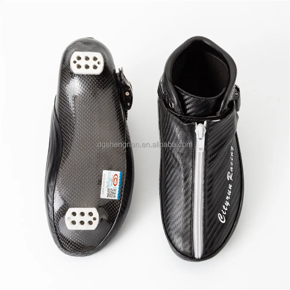 Kids Professional full carbon roller Speed Hockey Skates Boot