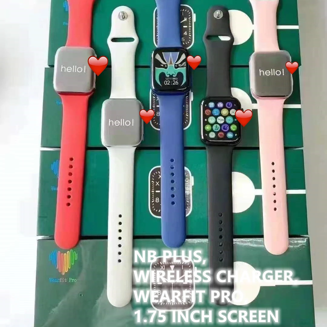 
Smartwatch NB Plus 1.75inch TFT Full Touch Screen APP Wearfit Pro Waterproof PK W26plus T500 PLlus HW22 plus M16p 