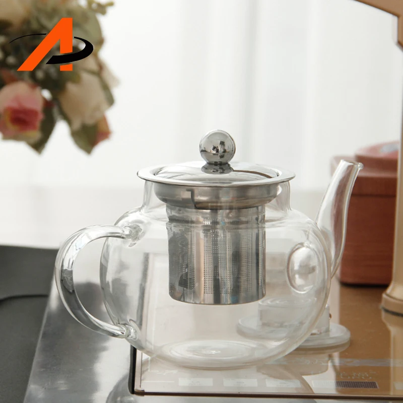 500ml Induction Cooker Use Electric Tea Kettle Pyrex Glass Kettle Glassware Clear Water Kettle