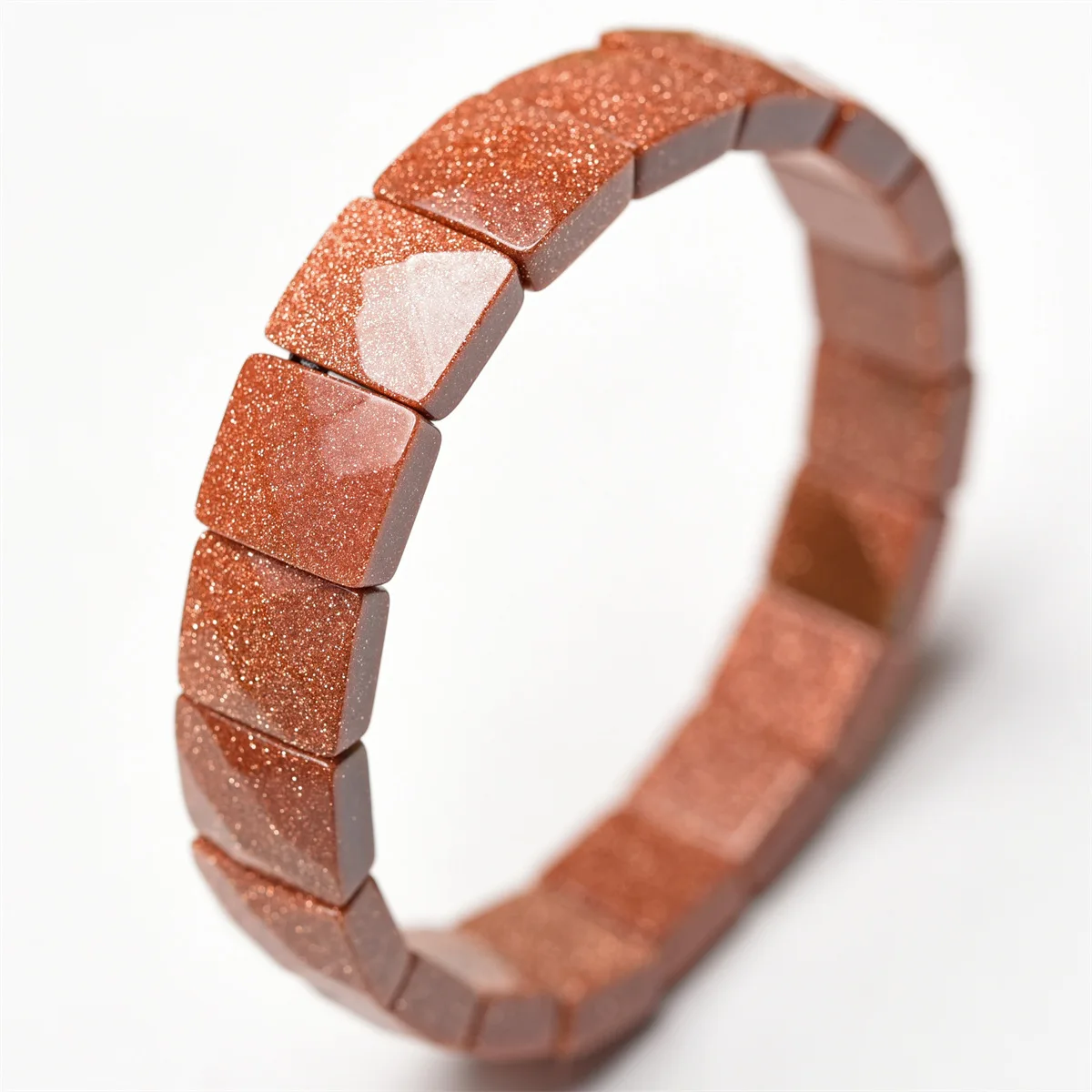 UJBOX Wholesale Green Blue Sakura Charm Bracelets For Women Men Natural Stone Healing Jewelry Gift