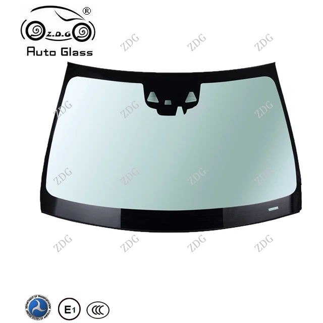Laminated front windshield with US DOT standard
