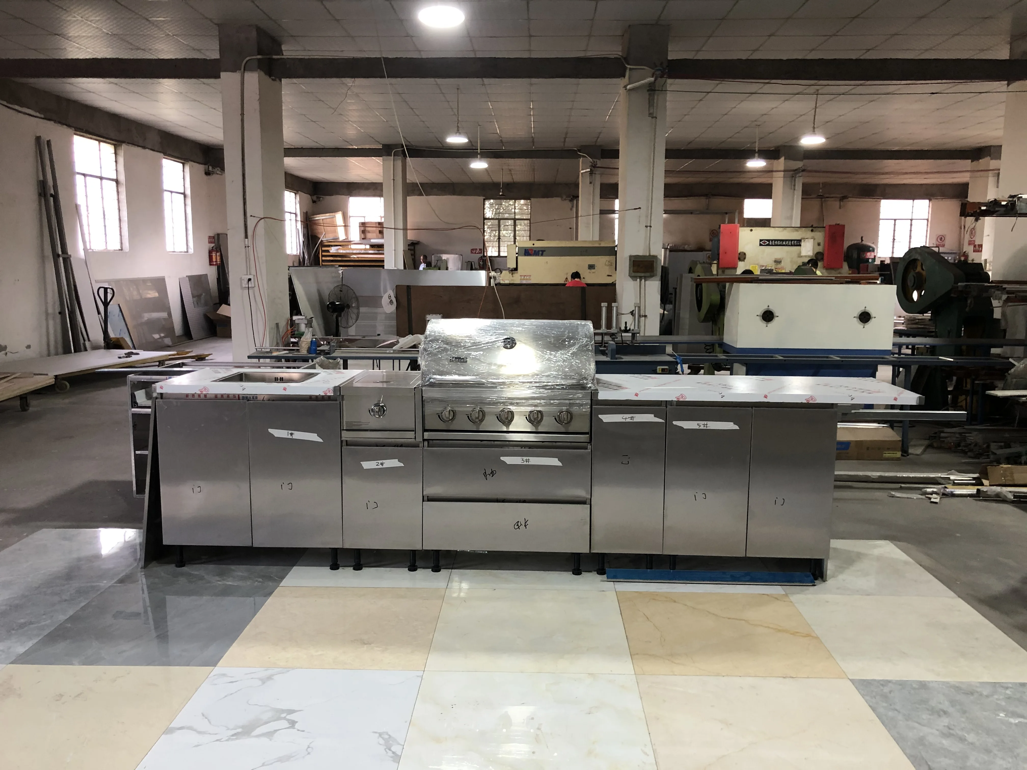 2021 Vermont Modular Outdoor Kitchens Stainless Steel BBQ Grill Furniture