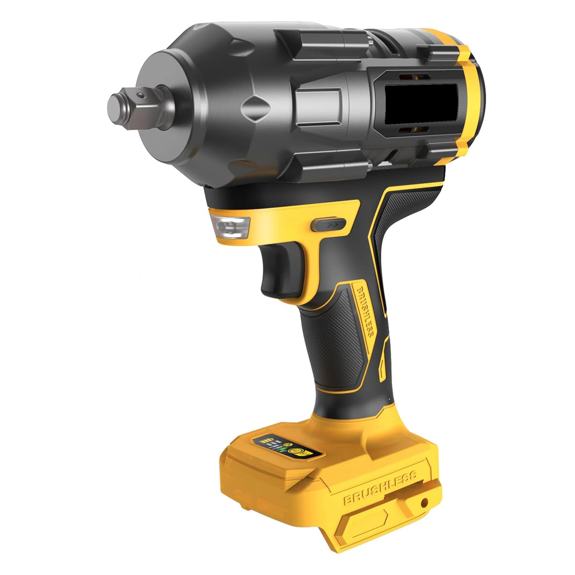 Cordless Impact Wrench 1/2 inch for Dewalt Battery, 900FT-LBS (1200N.m) Brushless Includes LED Work Light Impact Driver