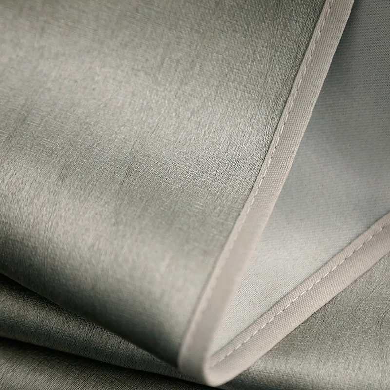 Innermor Luxury Drapes Blackout Curtains For Living room rideaux Embossed Cloth Silk Feeling Window Curtains for Bedroom