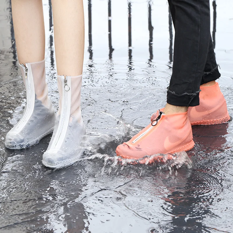 Factory Wholesale silicone boots rain boots women transparent rain boots
