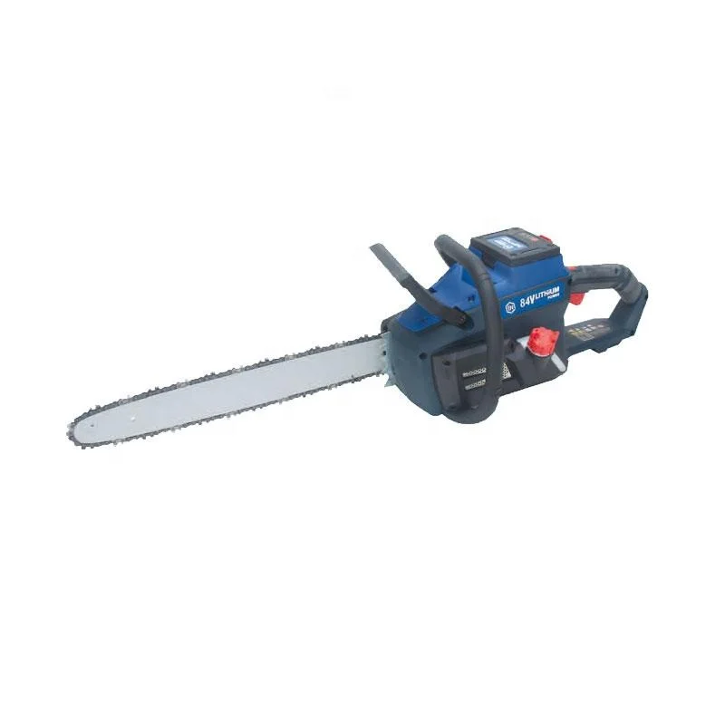 Hot sale 84V 18 inch Brushless Lithium Chainsaw With 2.5 Ah Battery and Charger Woodcutting Saw for Farm Garden and Ranch
