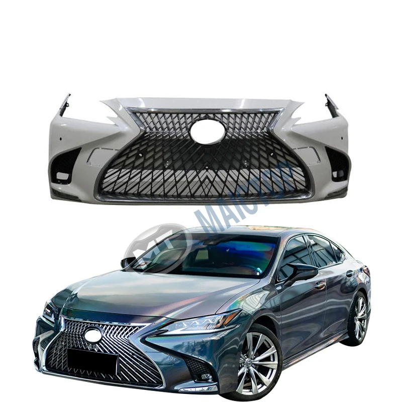 Maictop car accessories facelift upgrade to LS style bumper body kit for lexus es 200 300 series es350 es250 2018-2021