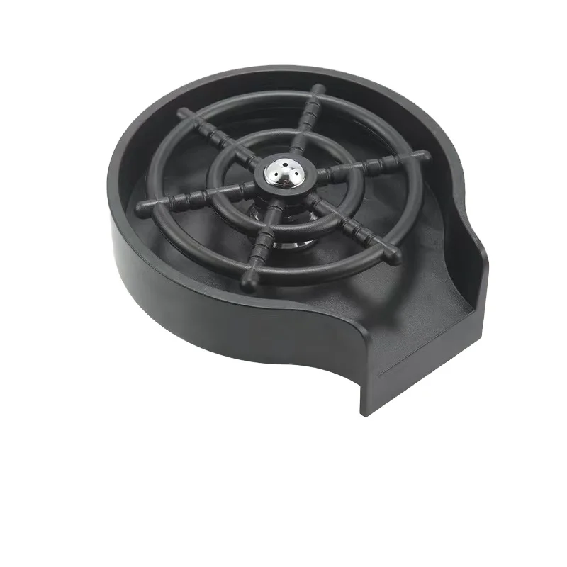 Hot Selling Stainless Steel Bottle Washer High-Pressure Glass Rinser for Kitchen Sink Black Cups Cleaner for Bar Sink