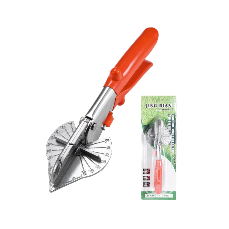 Professional Multi Angle Miter Shear Cutter 45-135 Degree Adjustable Angle Scissors