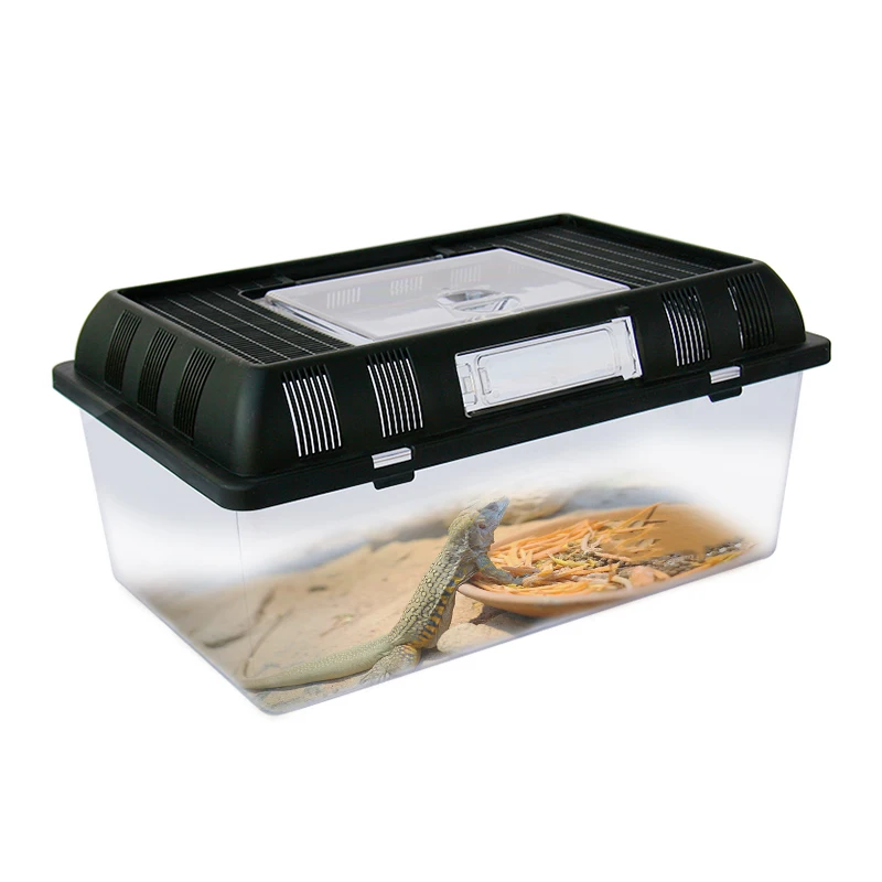Snake Breeding Box Incubator Hamster Cage Pet Cage Mini Hedgehog Plastic Reptile Box