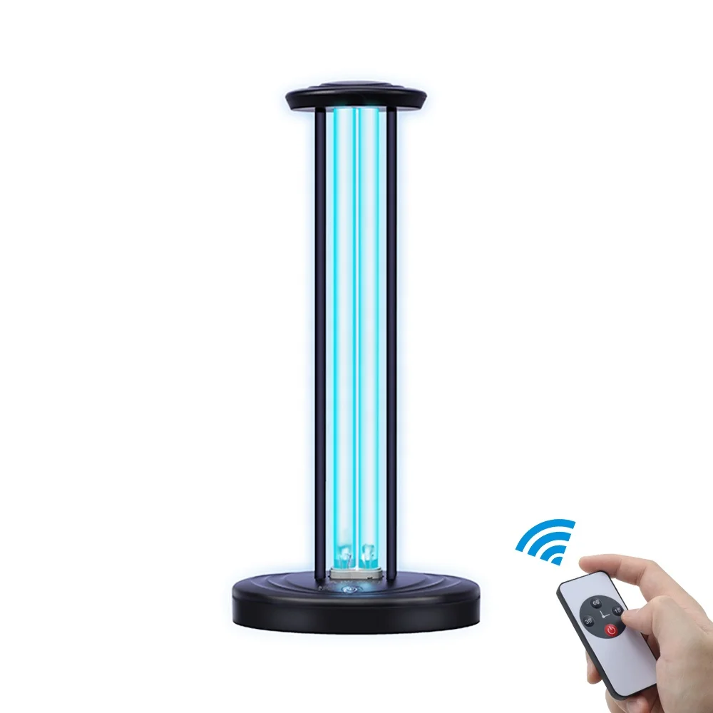 Ultraviolet Sterilizing UVC Lamp Light 38W Ozone 254nm UV Sanitizer Timing Modes Household