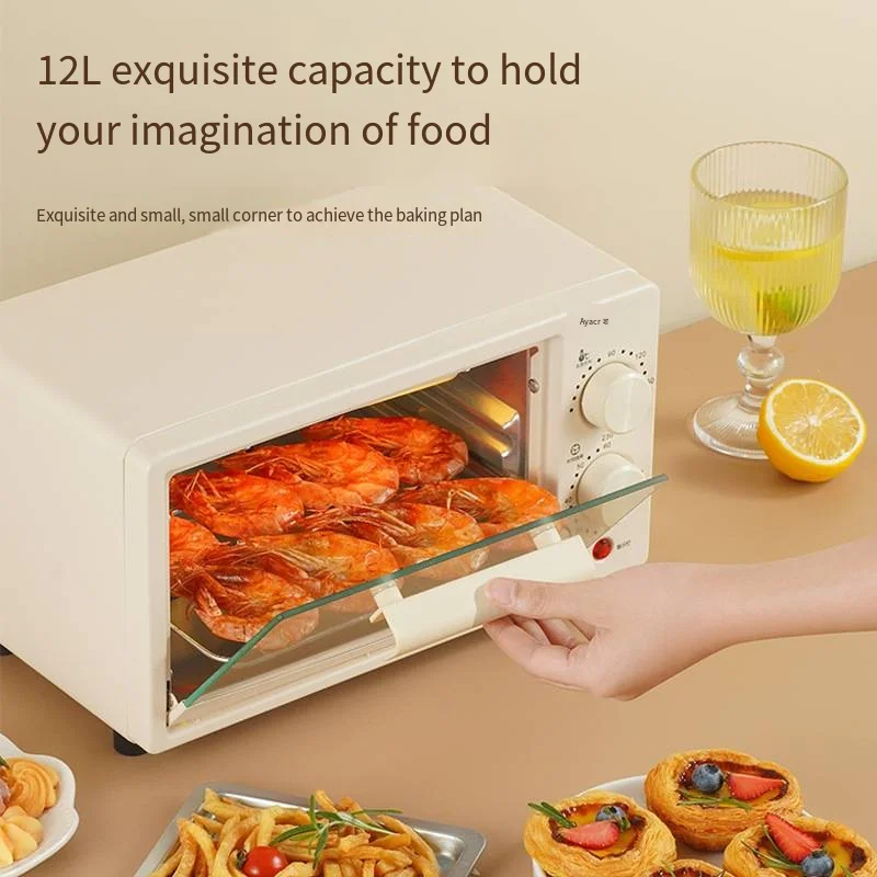 2024 Small portable 12L MINI Multifunction Electric Oven Home appliance Oven Baking Toaster Electric Oven