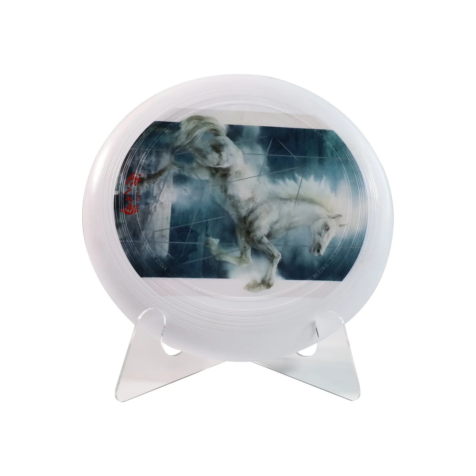 GIBBON ET-756104 Full New Pattern Design 9 Inch Outdoor Flying Disc With Holder