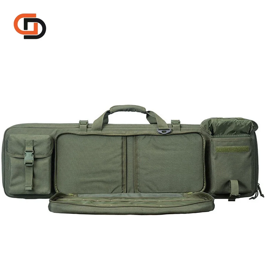 Soft Double Rifle Bag Tactical Long Rifle Backpack, Portable Shotgun Case for Firearm Storage and Transportation  Duffel Bag