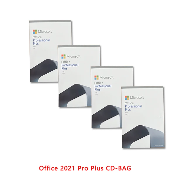 Office 2021 Professional Plus /Office 2021 Pro Plus CD-Bag Can Reinstall English/French Language Latest Version