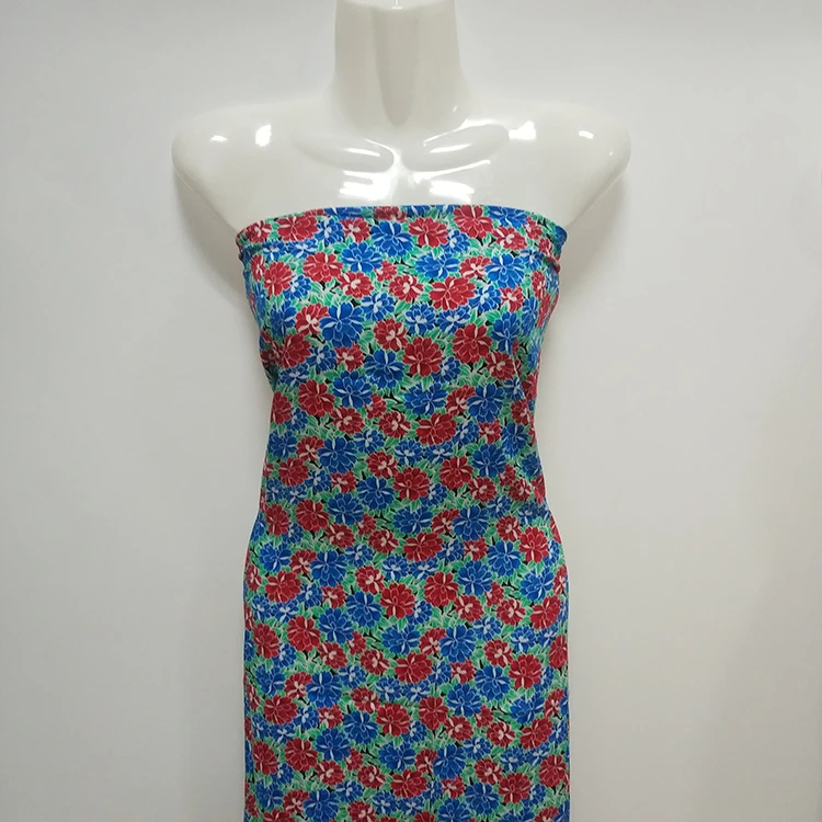 Fabric 2022 New Design 100%rayon Poplin rotary print Fabric For Garments