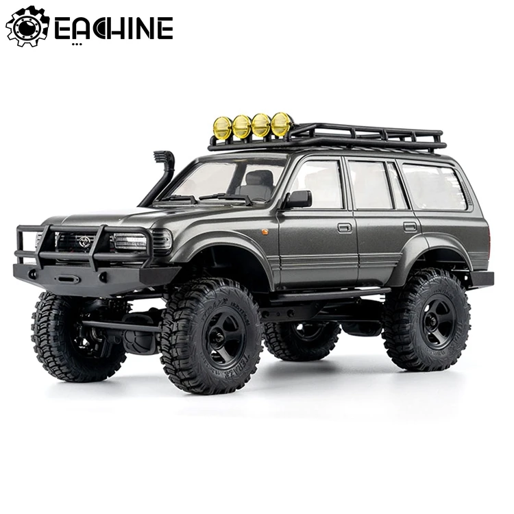 Новинка, Eachine FMS 1/18 2,4G Land Cruiser 80 для TOYOTA, частично Водонепроницаемый внедорожник, модели радиоуправляемых автомобилей, Радиоуправляемый автомобиль с дистанционным управлением