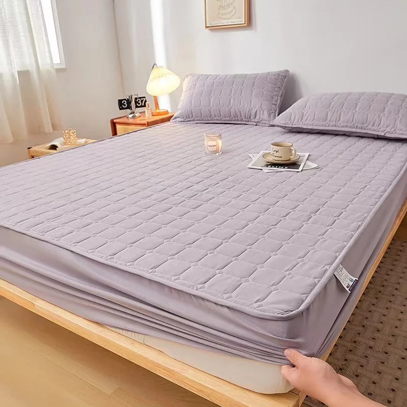 Jize Mattress Pad 18 Inches Washing Machine Quality Waterproof Cover OPP Bag Woven 40 Deep Pocket Soft Quilted Fitted Waterproof