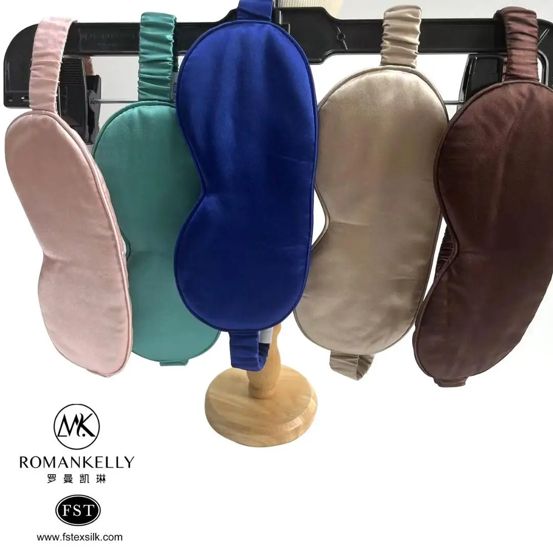 Mulberry Silk Blindfold Travel Sleep Eye Mask with Eyelashes for Sleeping
