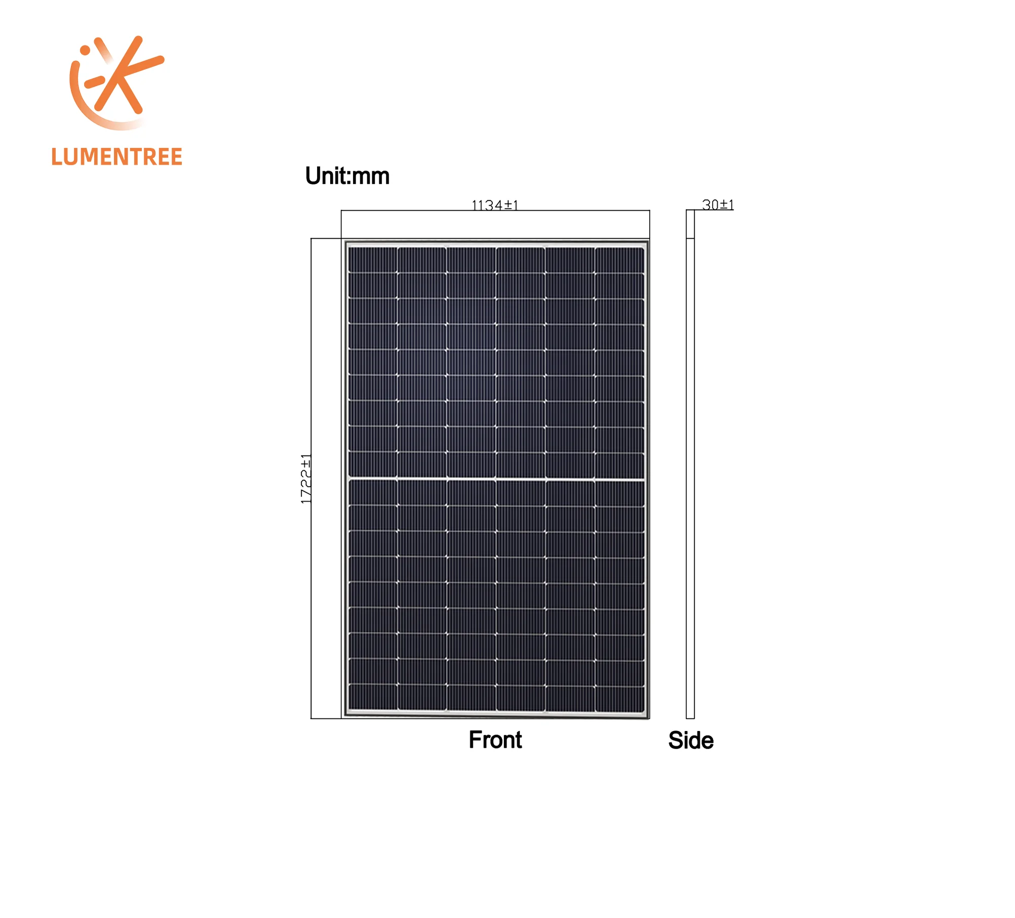 Lumentree Solar Panel Price 415W 455W 550W 650W 700W Photovoltaic PV Panels Half Cell Mono Modules Kit Solar System For Home