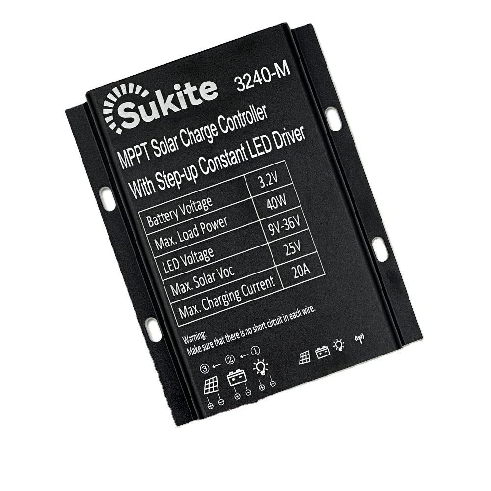 High Quality Lighting Controller Charging and Discharging Convenient Solar Charger Voltage Battery Panel