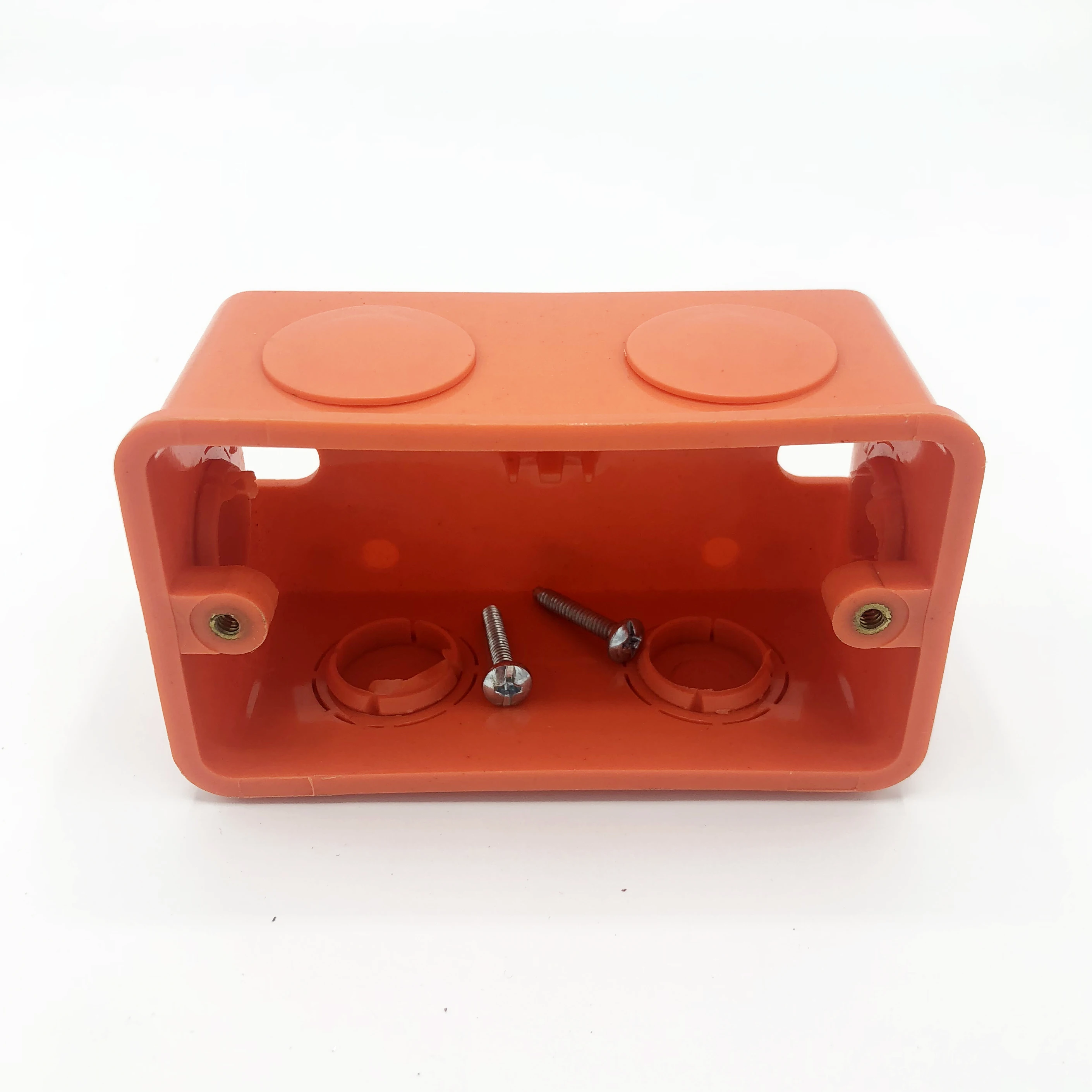 factory price IP20 orange 2x4 junction box abs pp pc wiring box  wire protection box