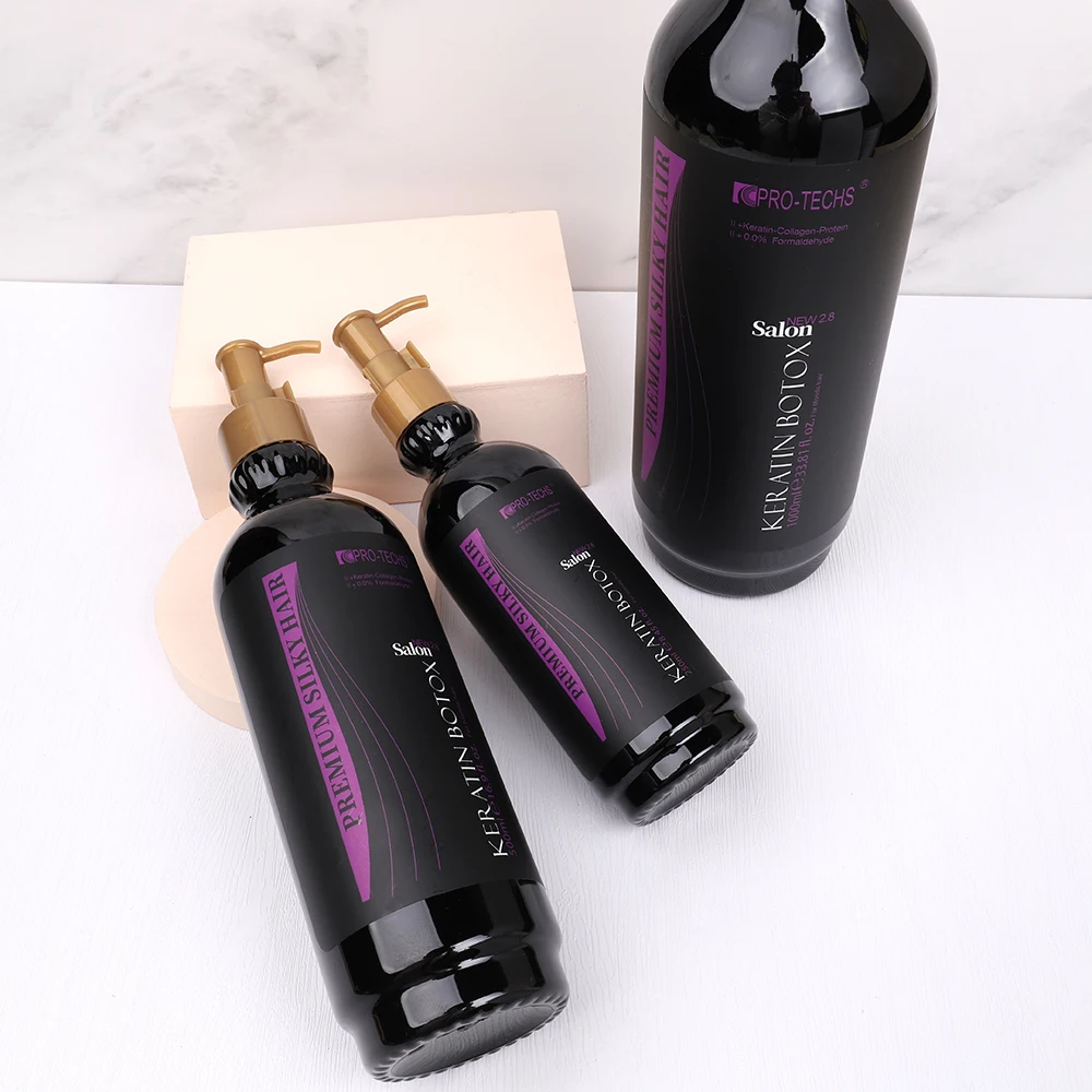 0% Formaldehyde AMINO ACID Keratin Private label Hydrolyzed Brazilian Hair Protein Keratina Straight Treatment