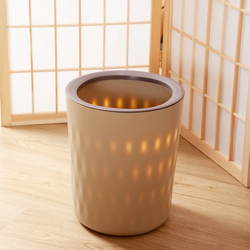 eco- friendly multi functional Unique household plastic waste bins trash can office trash can plastic garbage bin