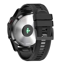 Qiman for Garmin Fenix7 Band,Quick Release 22mm Silicone Smart Watch Replacement Strap for Garmin Fenix 6/5/Forerunner 935